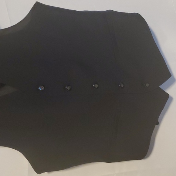 JF J.Ferrar Black Button Up Vest Size Small - Picture 4 of 4